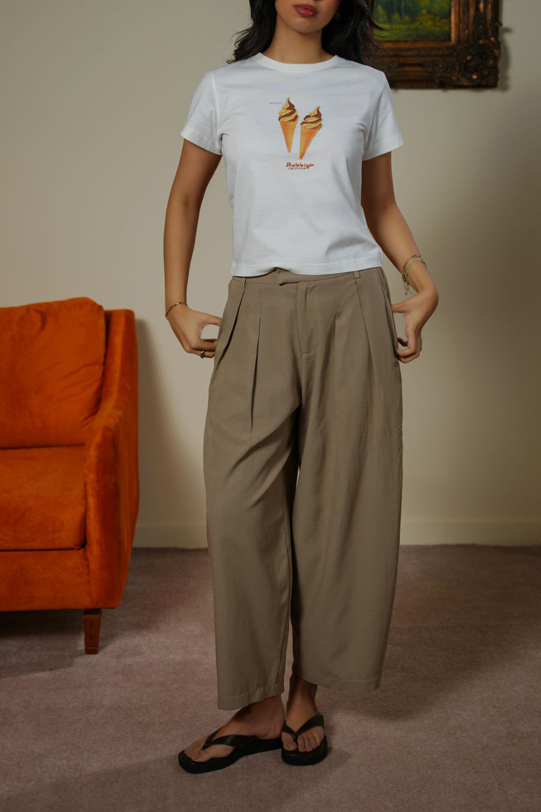 LAMA X ROBBIYA CONE TEE