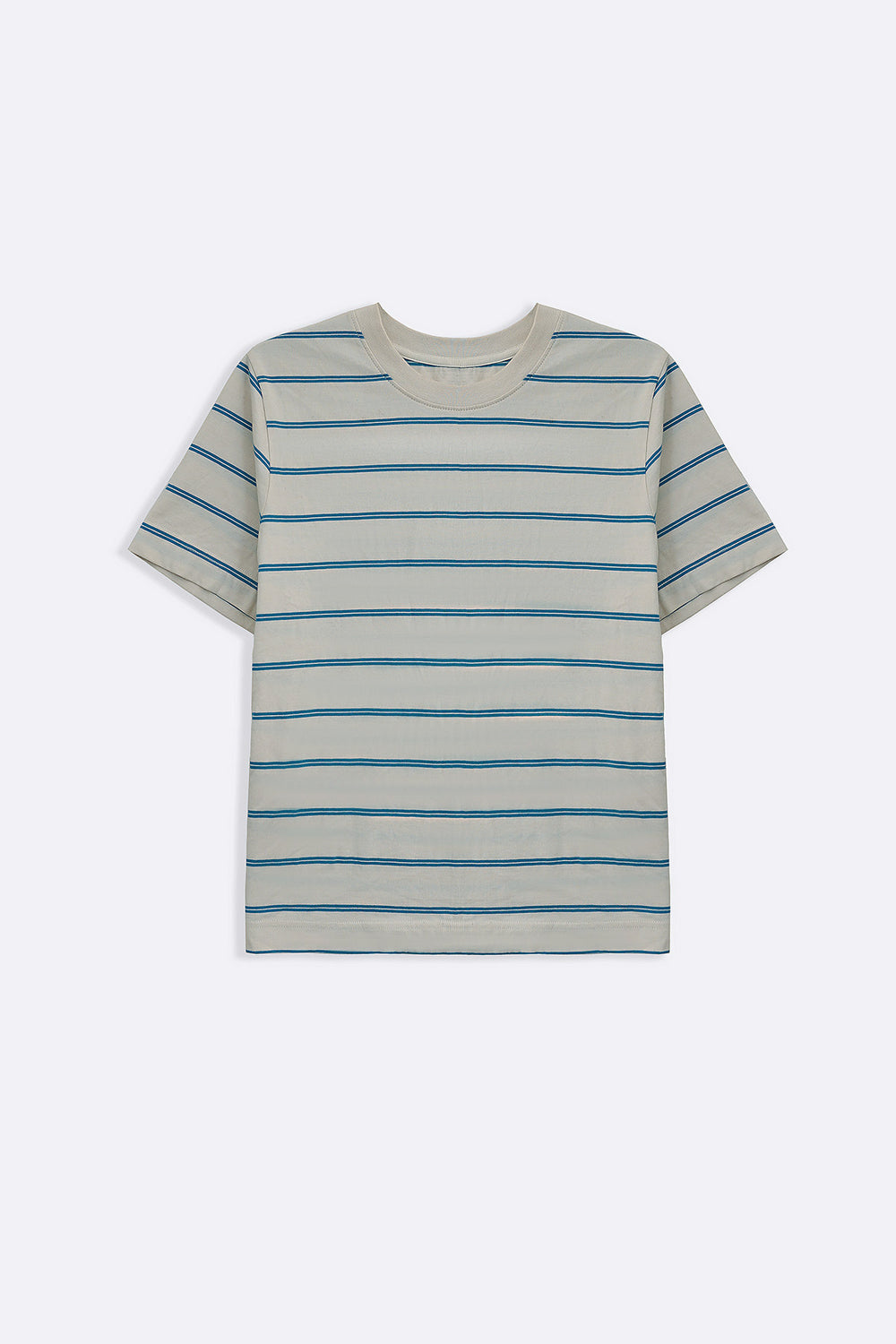 LIGHT BLUE WEEKEND STRIPE TEE