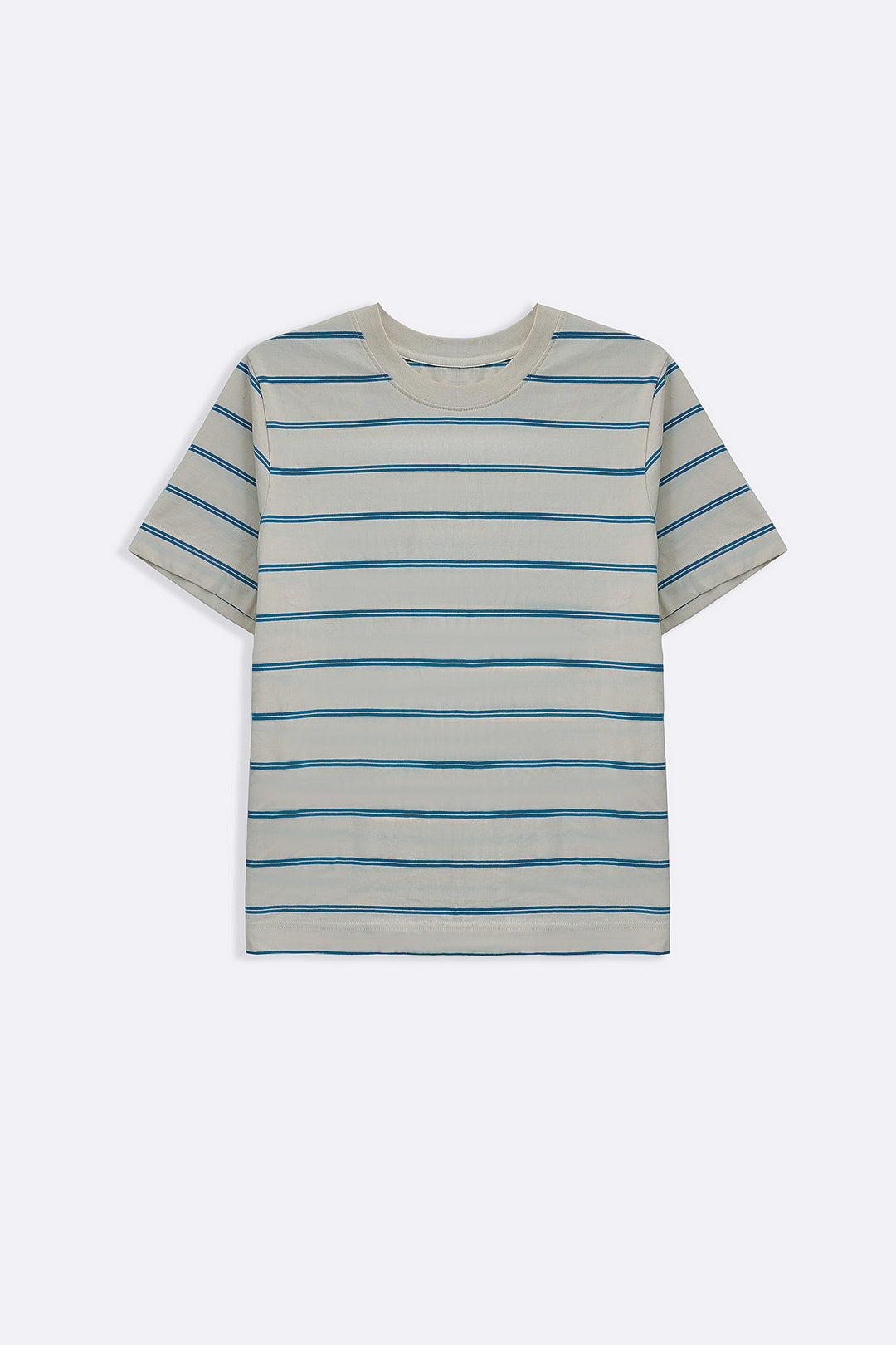 LIGHT BLUE WEEKEND STRIPE TEE