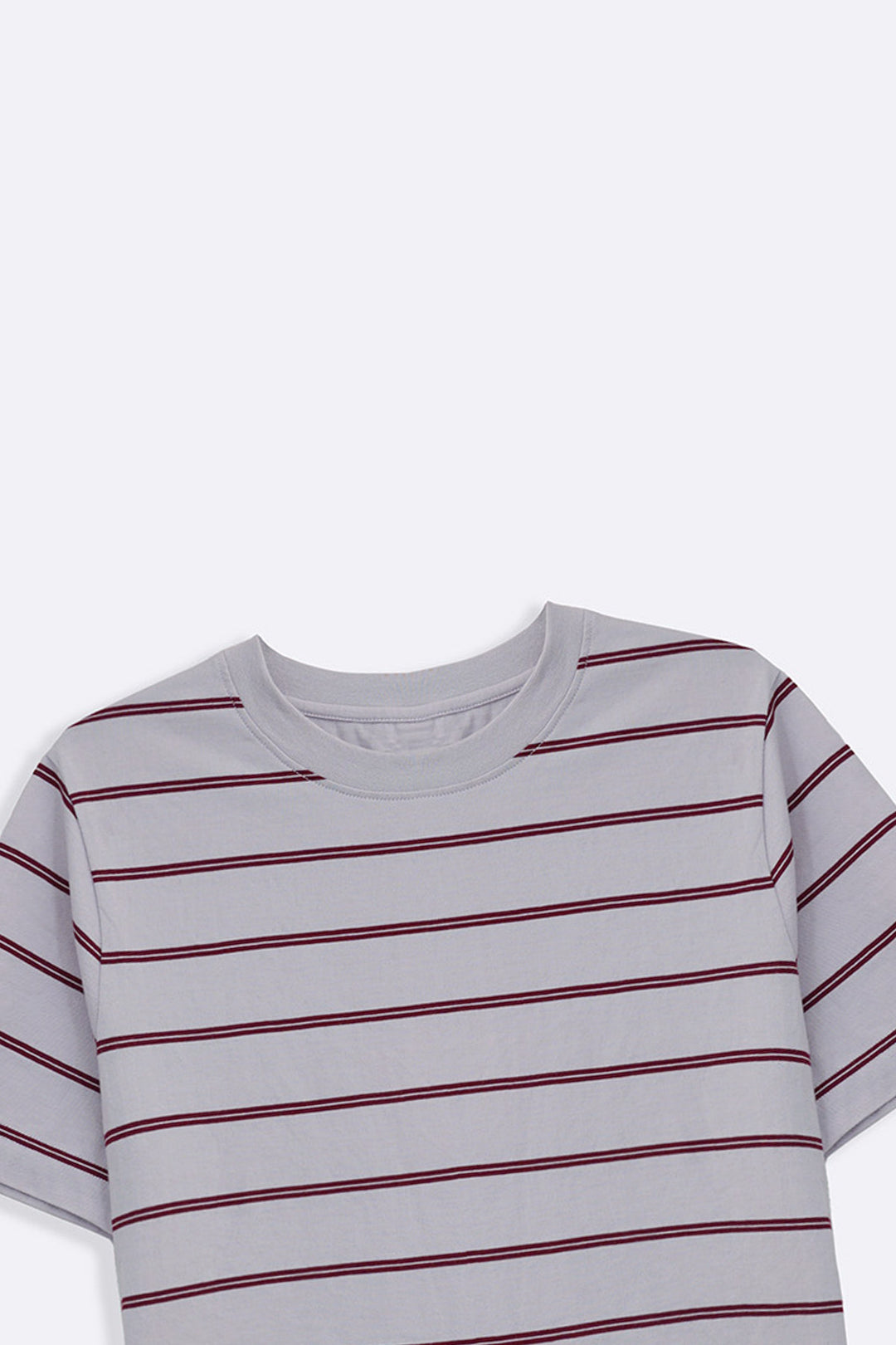 LIGHT PINK WEEKEND STRIPE TEE