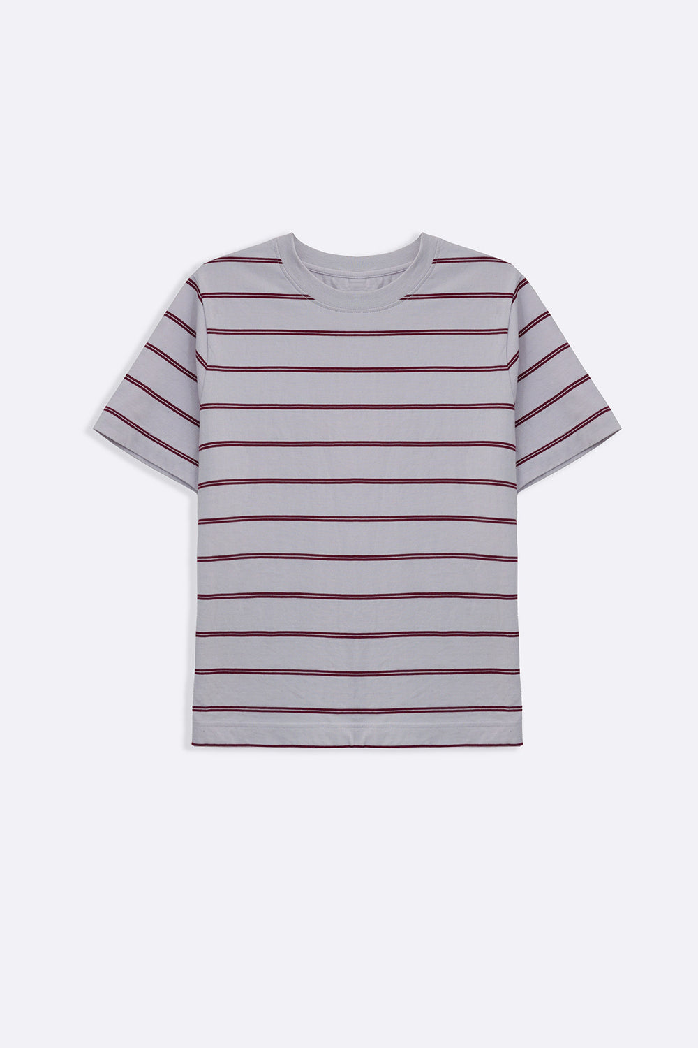 LIGHT PINK WEEKEND STRIPE TEE