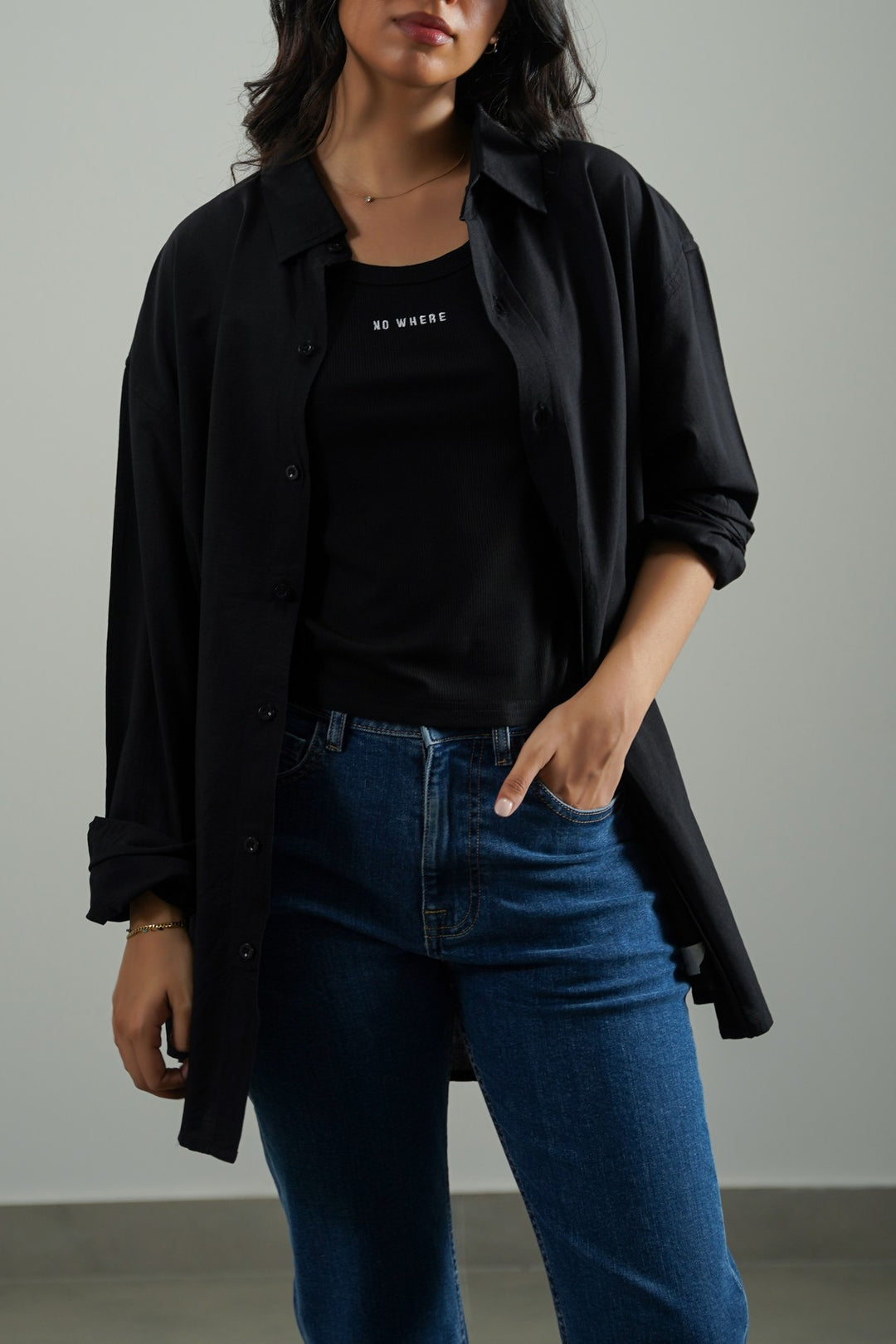 BLACK NOWHERE TANK