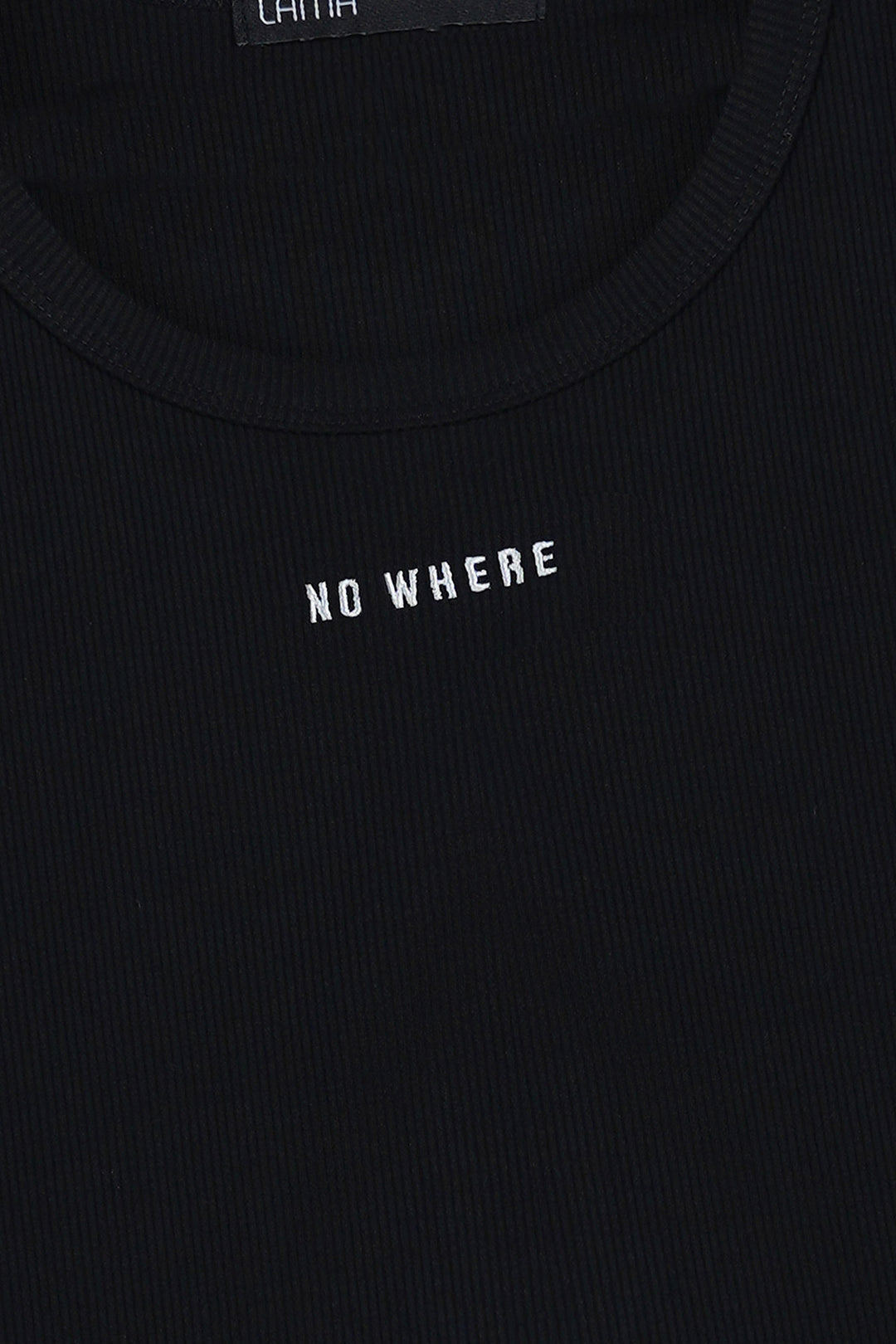 BLACK NOWHERE TANK