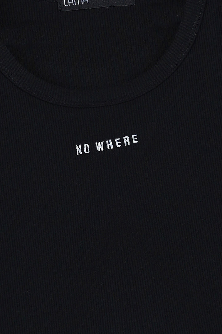 BLACK NOWHERE TANK
