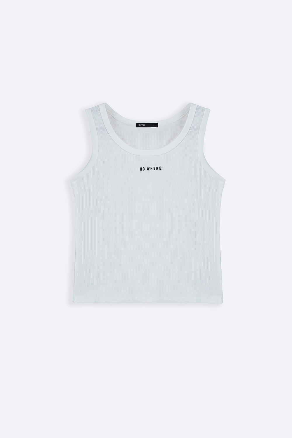 WHITE NOWHERE TANK
