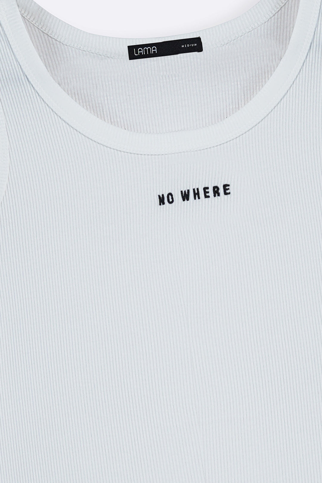 WHITE NOWHERE TANK
