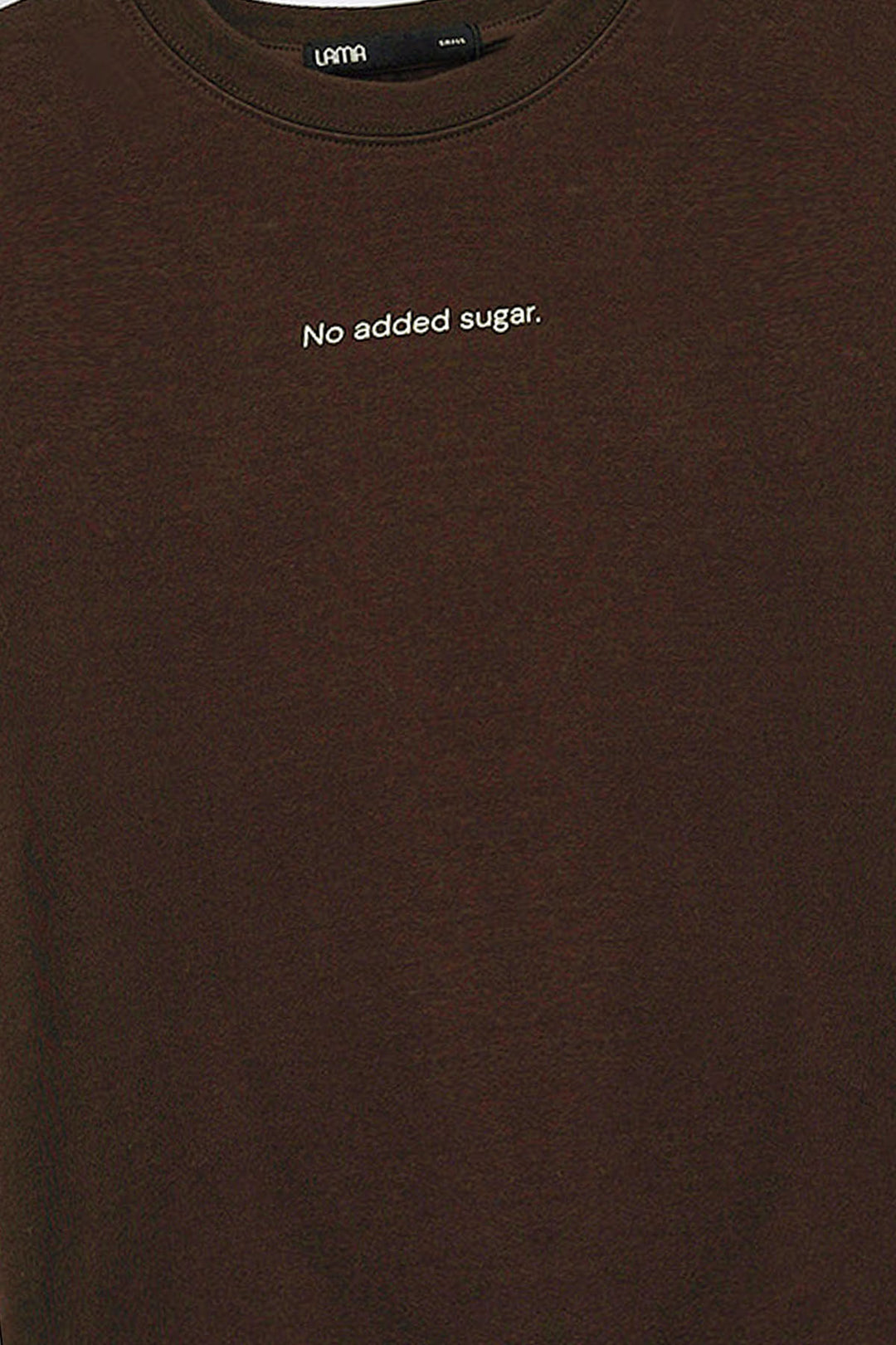 BROWN NO ADDED SUGAR TEE