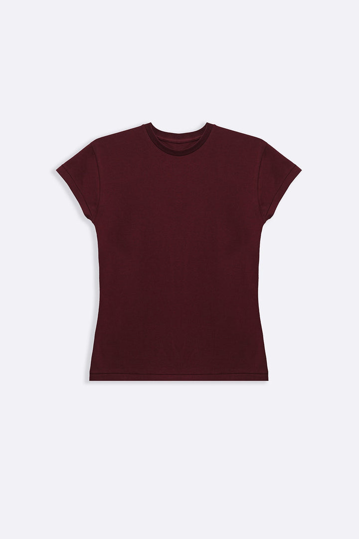 MAROON EVERYDAY STAPLE TEE