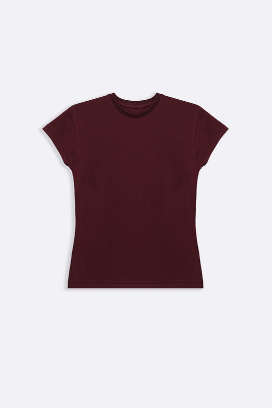MAROON EVERYDAY STAPLE TEE