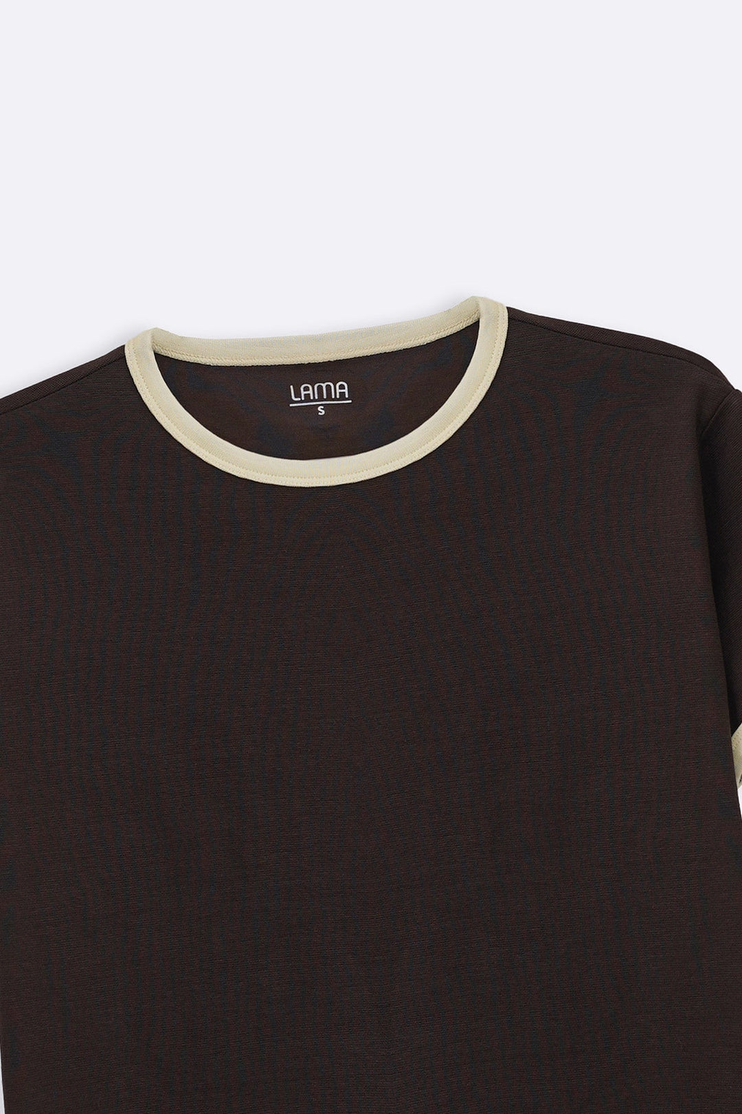 BROWN RINGER TEE
