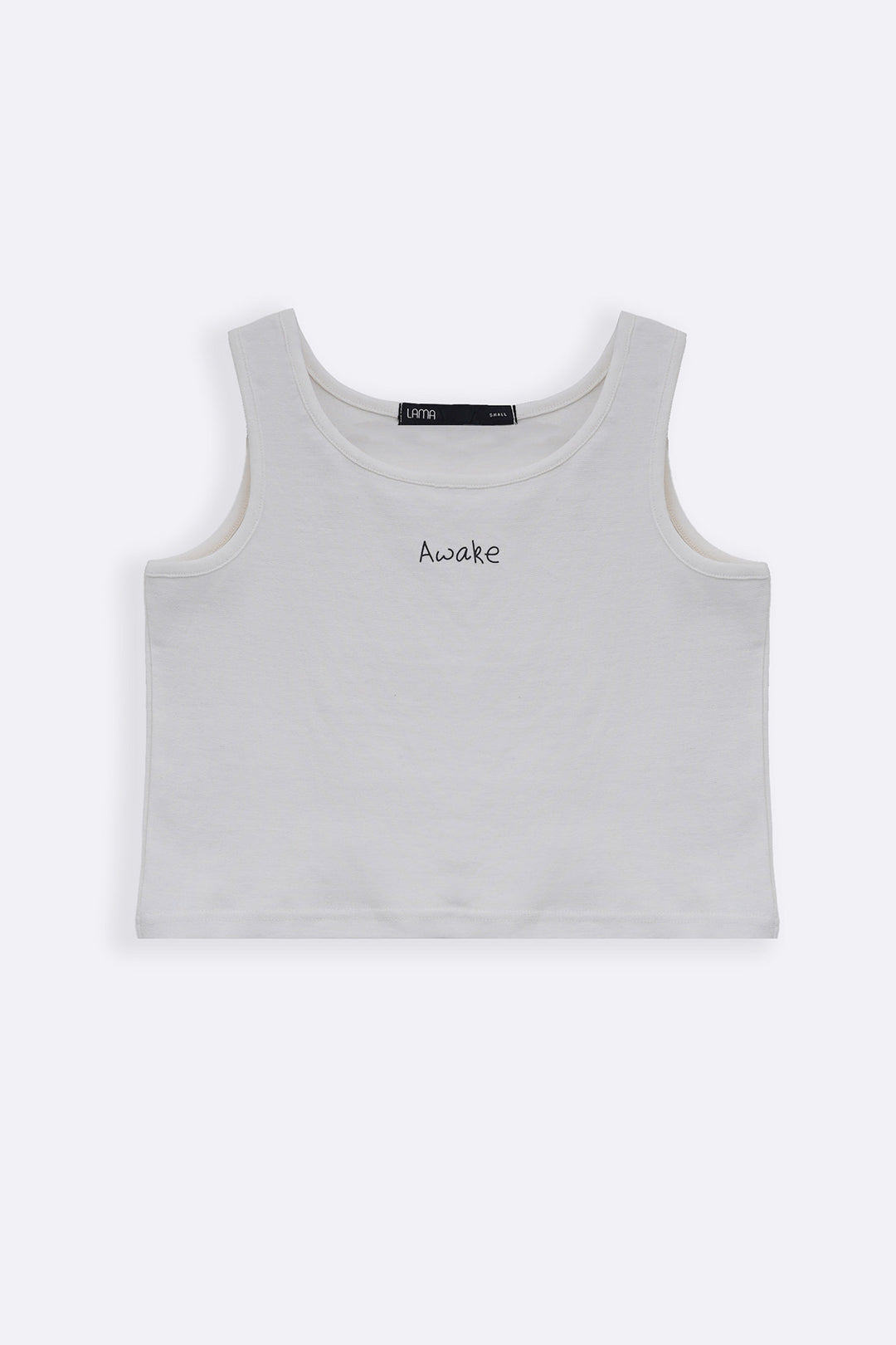 WHITE BASIC SHORT TANK