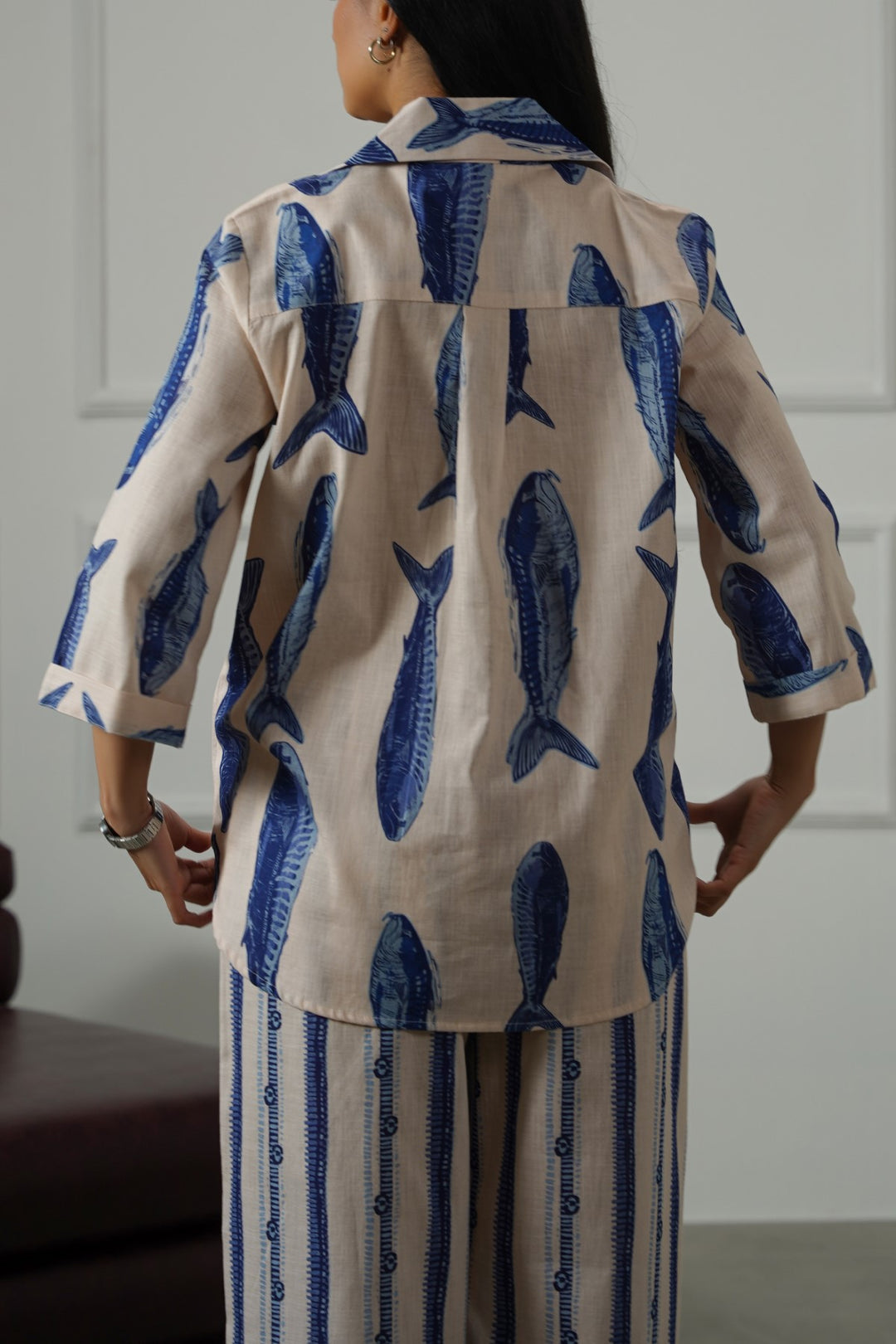 ECRU SARDINE SAFARI SHIRT