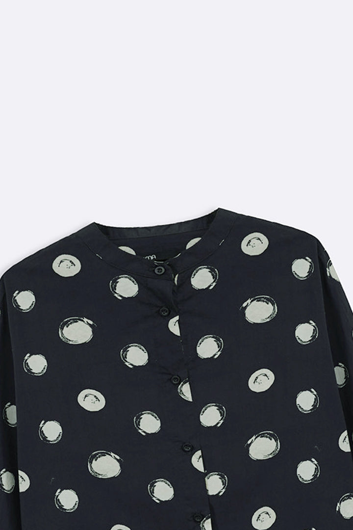 BLACK GALAXY POLKA SHIRT