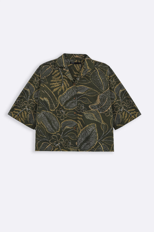 GREEN AMAZONIA SAFARI SHIRT