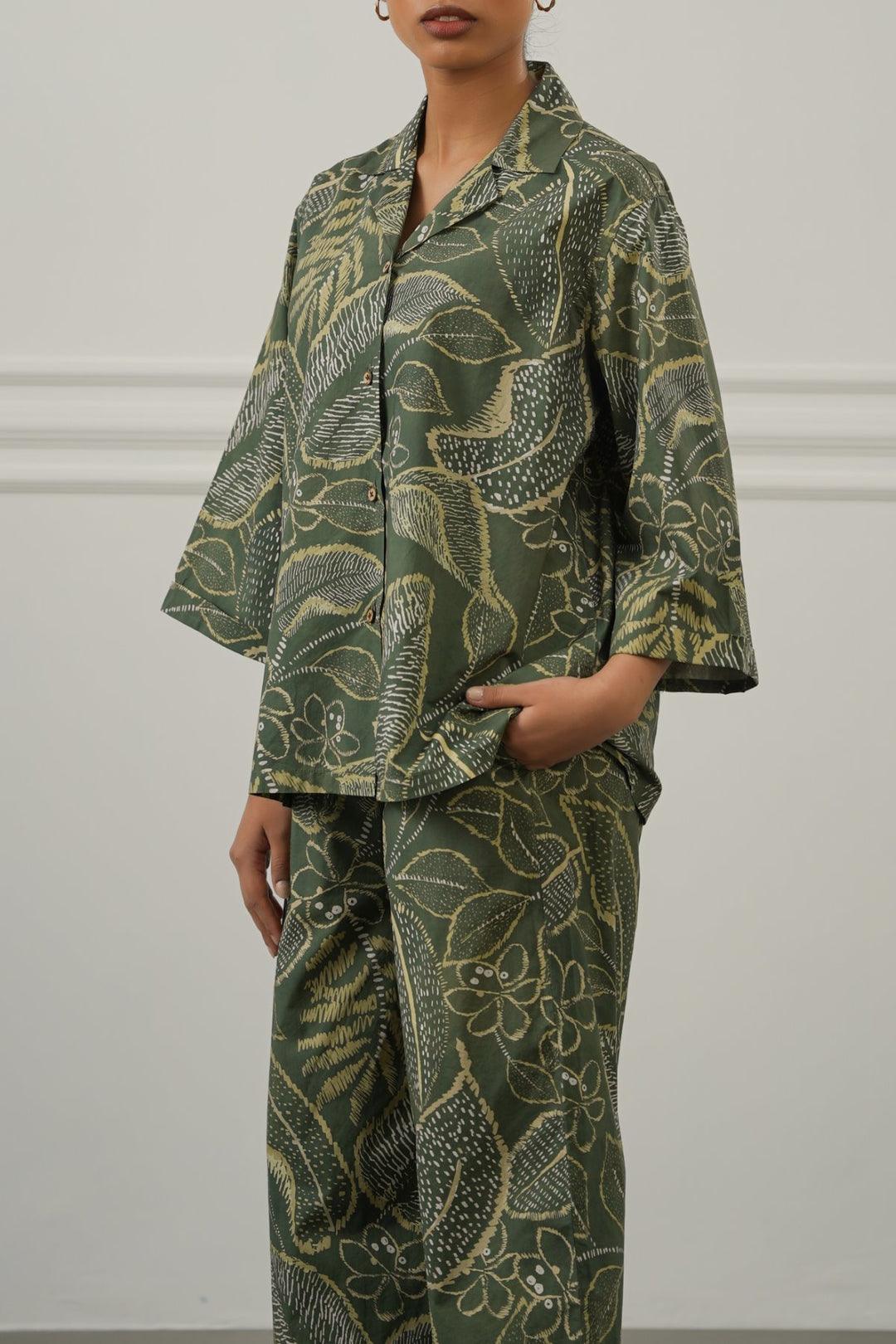 GREEN AMAZONIA SAFARI SHIRT