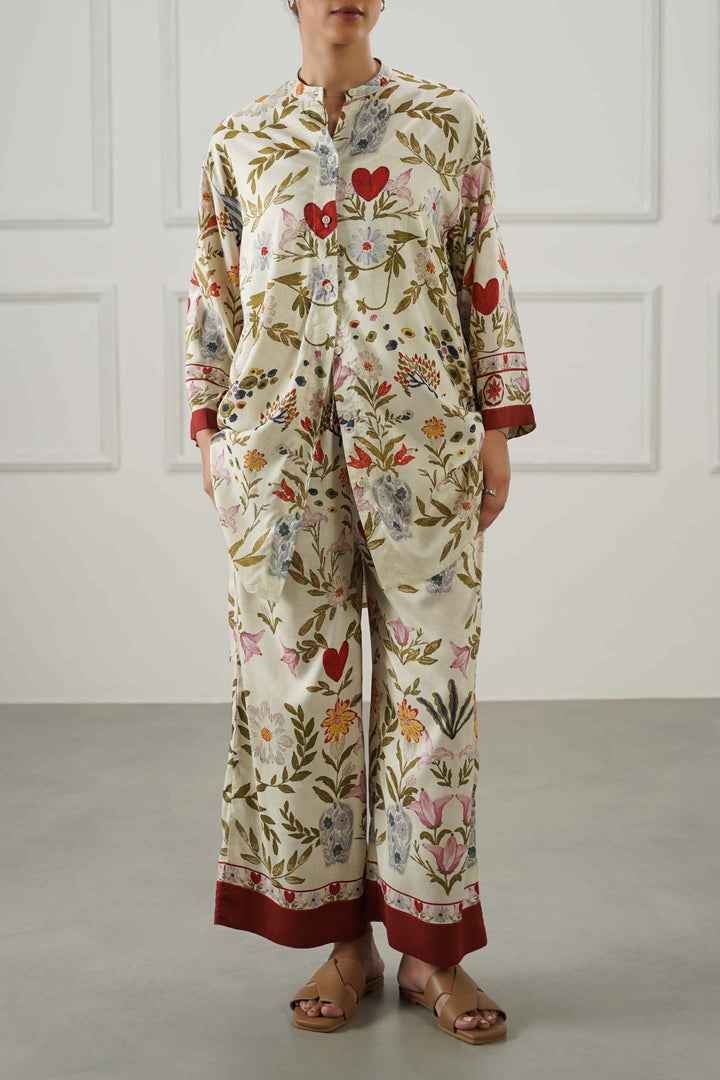 CREAM FRESCO EASE SHIRT
