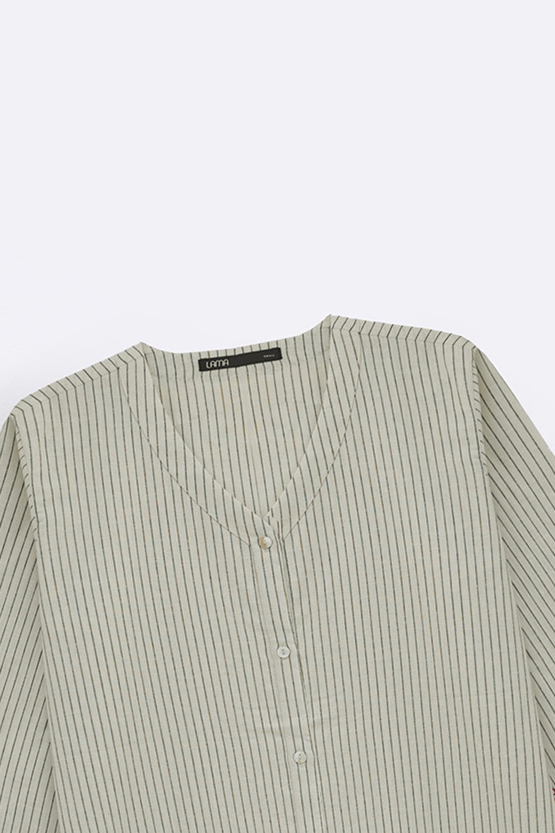 ECRU CHERRY STORY PINSTRIPE SHIRT