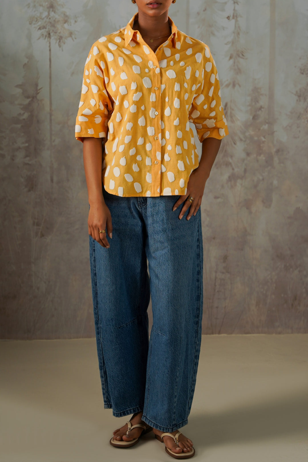 YELLOW YELLOW MOSS SAFARI SHIRT