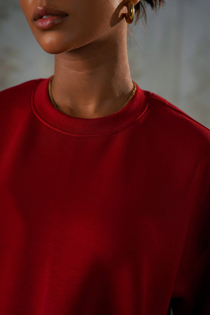RED CHERRY OVERSIZED T-SHIRT