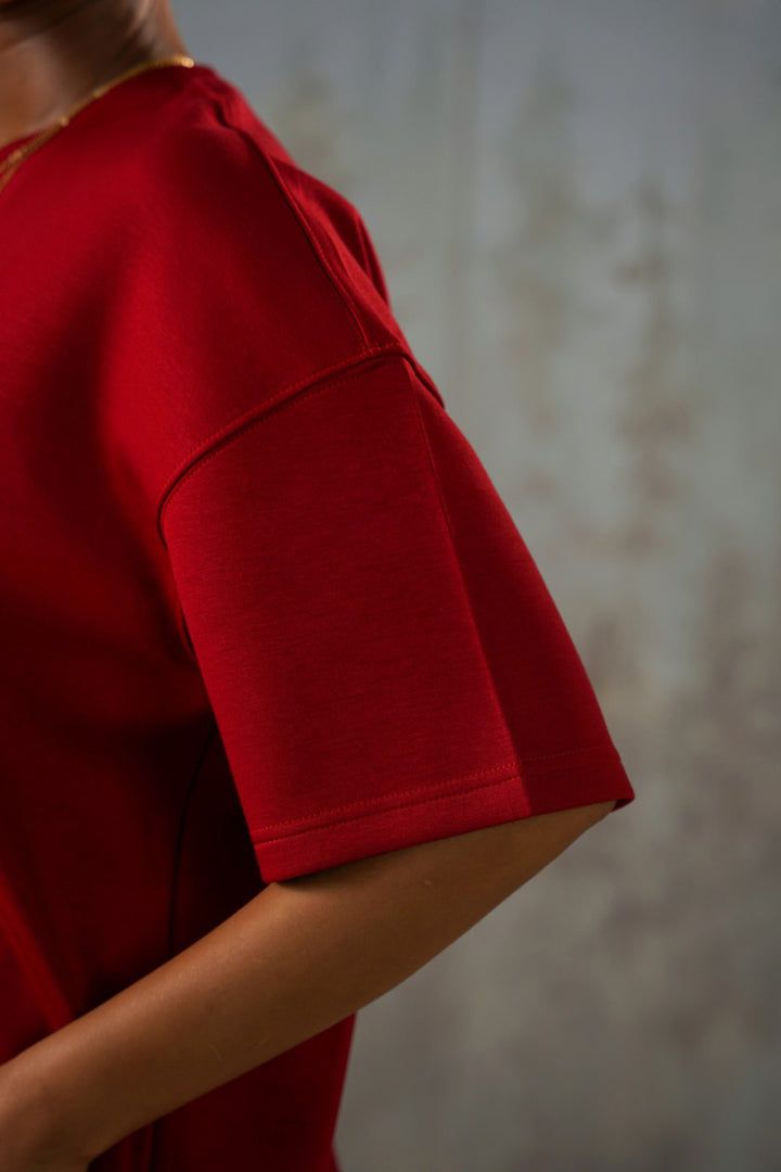 RED CHERRY OVERSIZED T-SHIRT