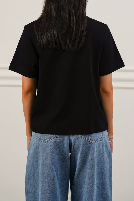 BLACK SOURDOUGH PRINT TEE