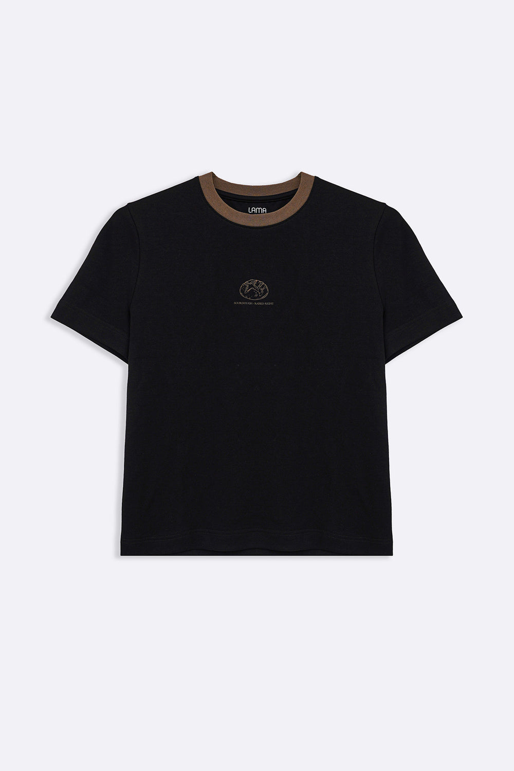 BLACK SOURDOUGH PRINT TEE