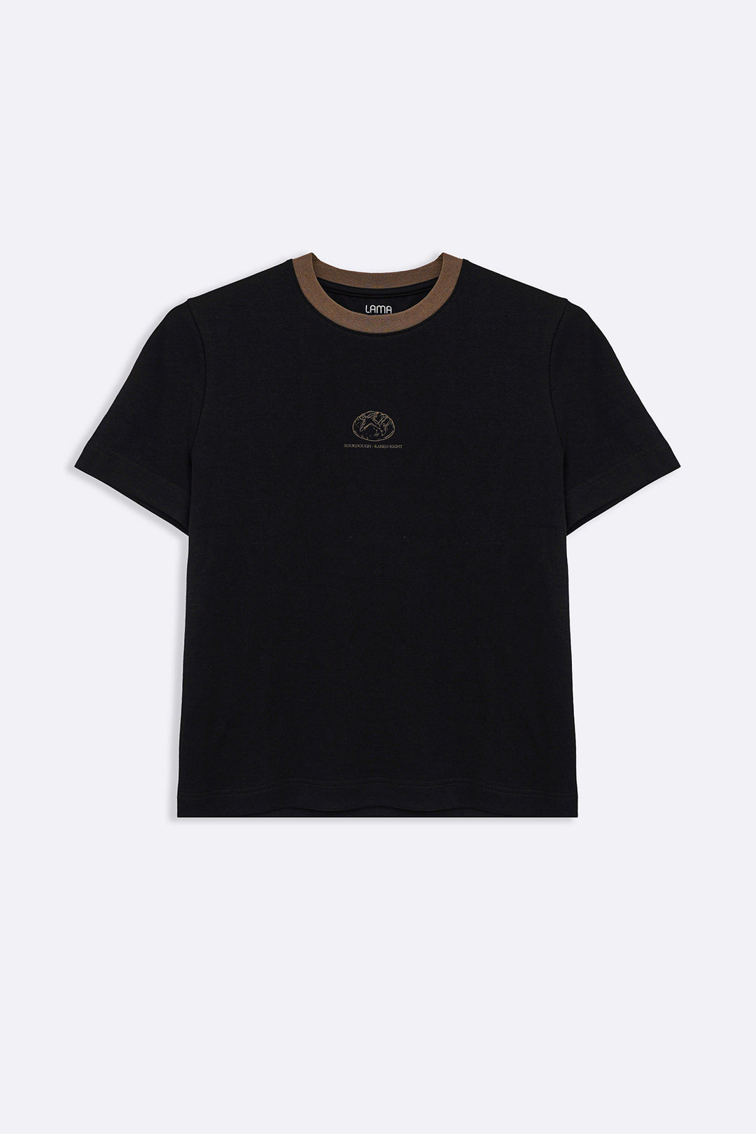 BLACK SOURDOUGH PRINT TEE