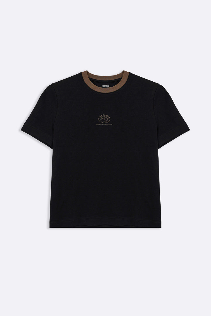 BLACK SOURDOUGH PRINT TEE