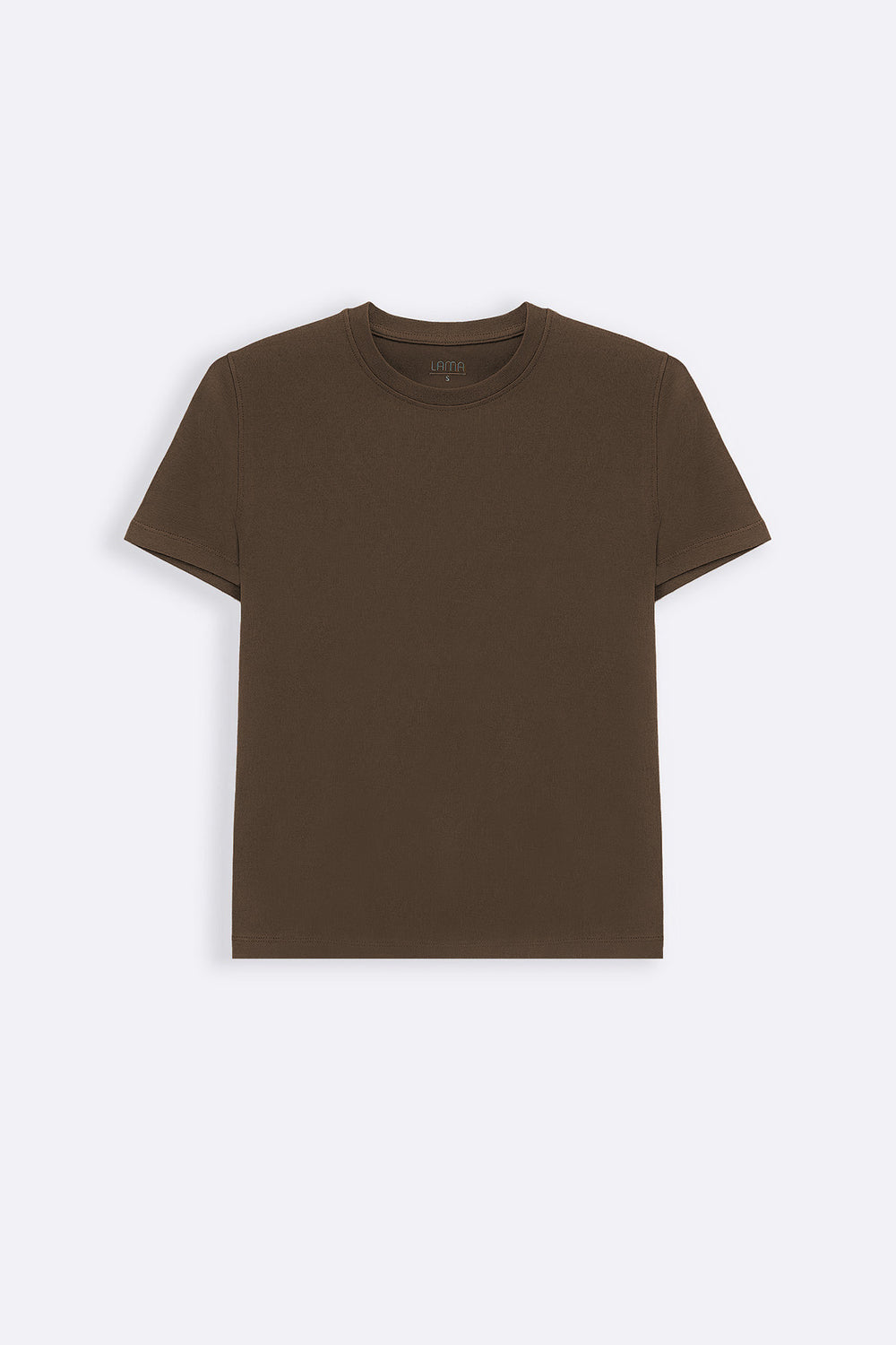BROWN CASUAL EVERYDAY TEE