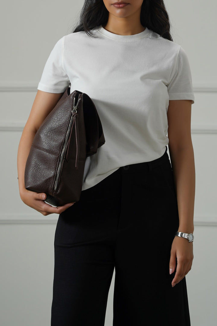 WHITE CASUAL EVERYDAY TEE