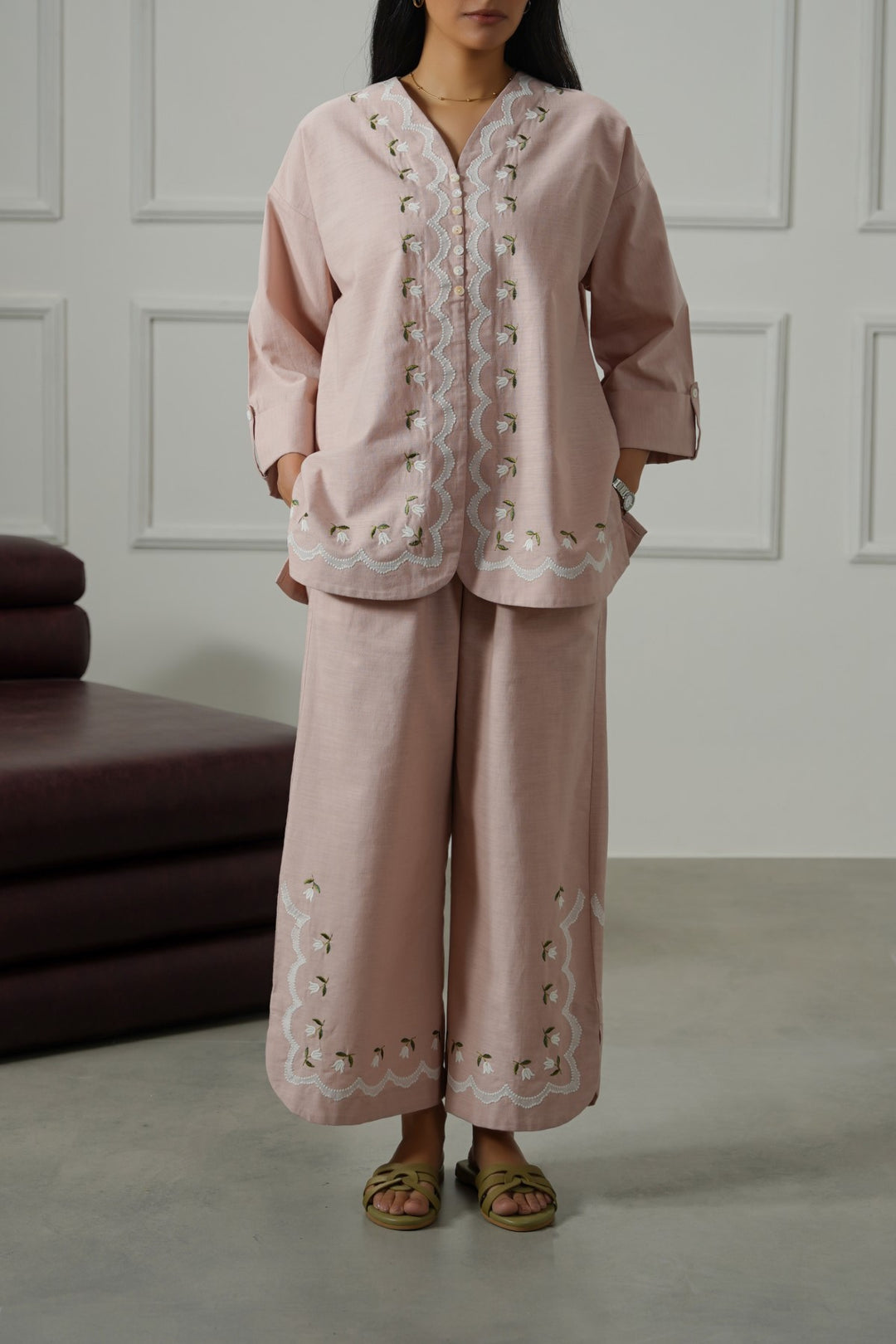 PINK BELL FLORAL SHIRT