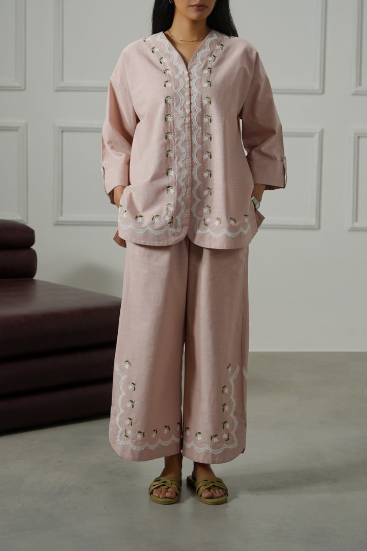 PINK BELL FLORAL SHIRT