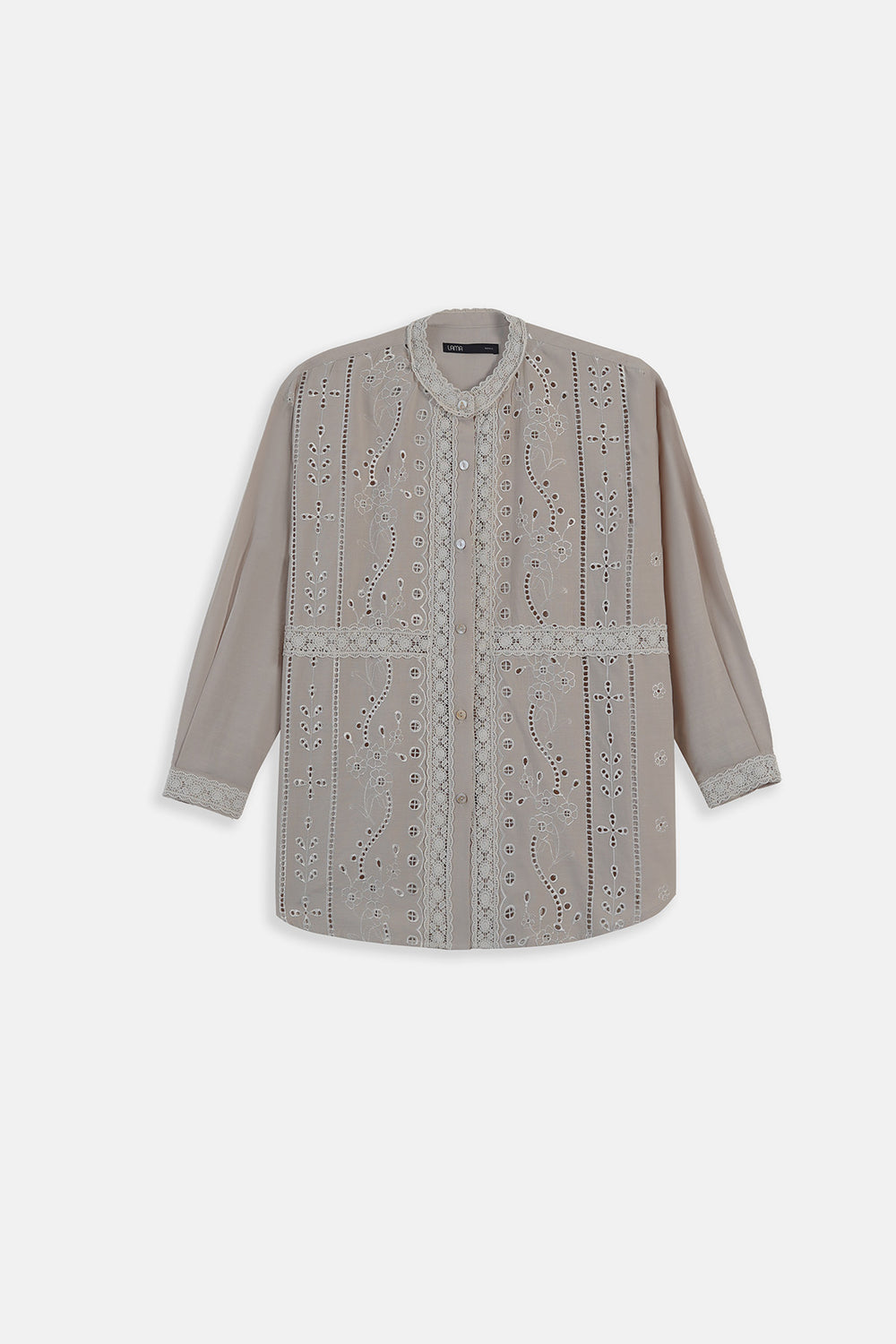 BEIGE FILIGREE LACE TUNIC