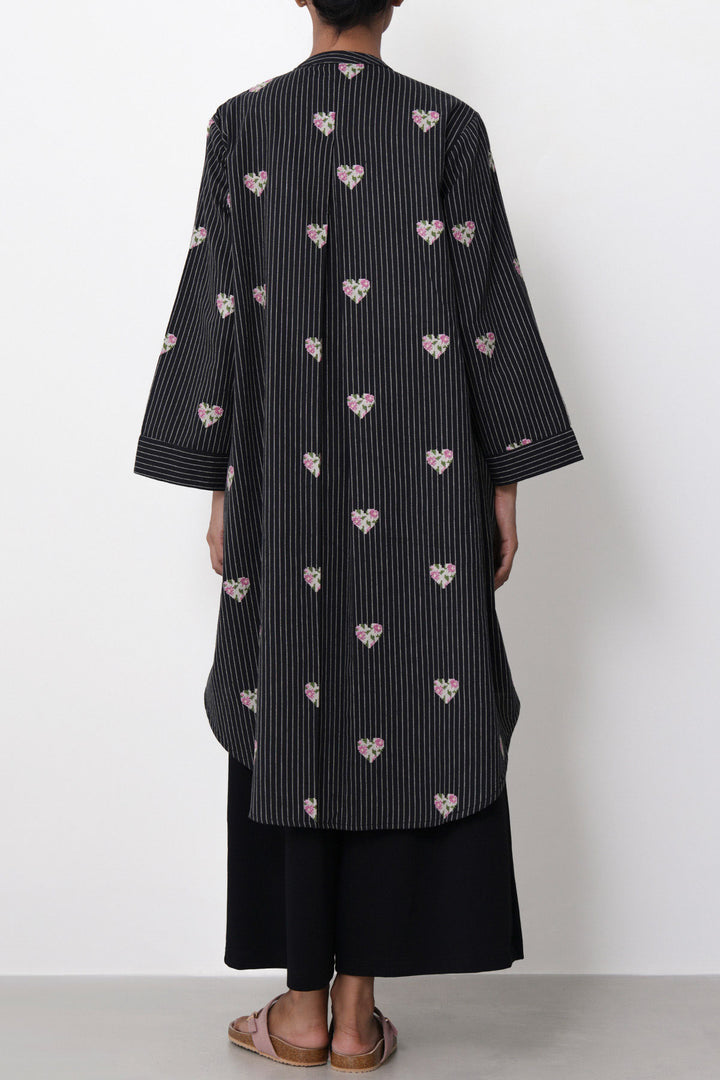 HEARTS COTTON-LINEN TUNIC