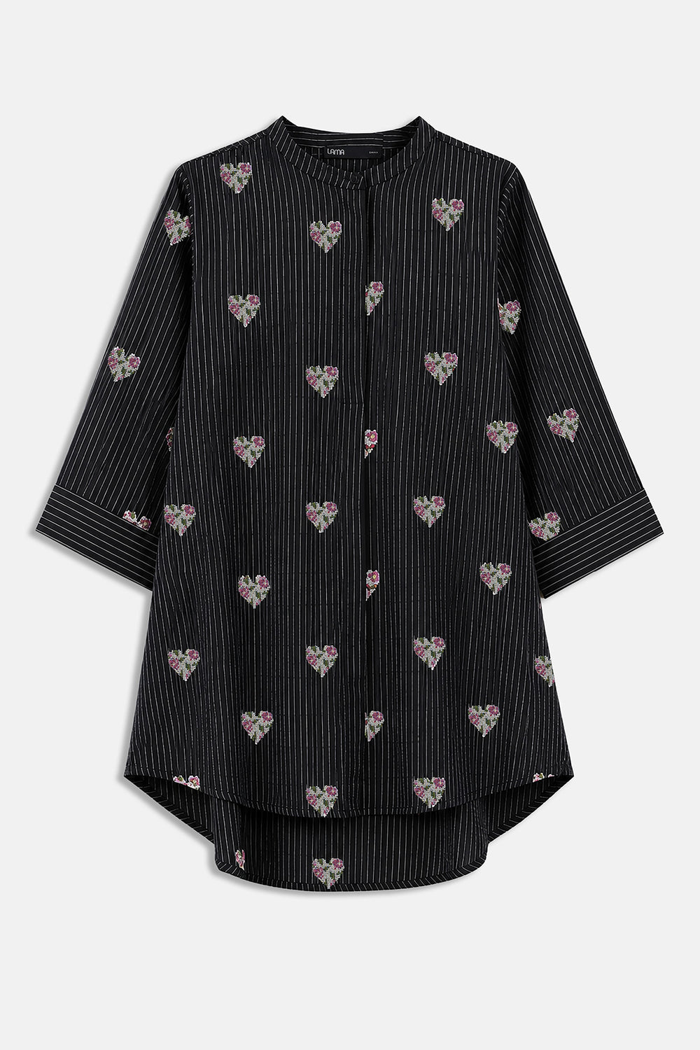 BLACK-HEARTS COTTON-LINEN TUNIC