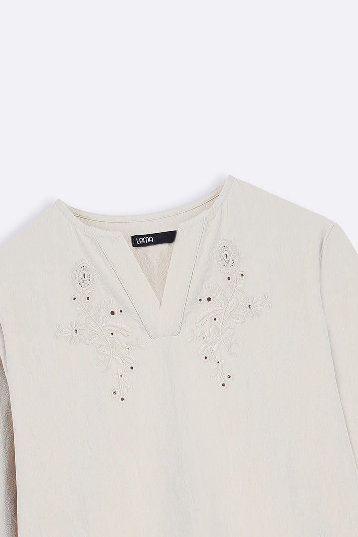 OATMEAL ORGANIC COTTON SHIRT
