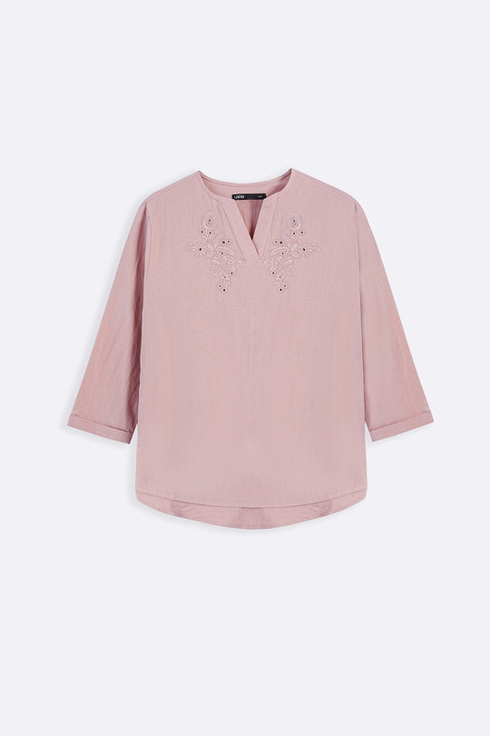 PINK ORGANIC COTTON SHIRT