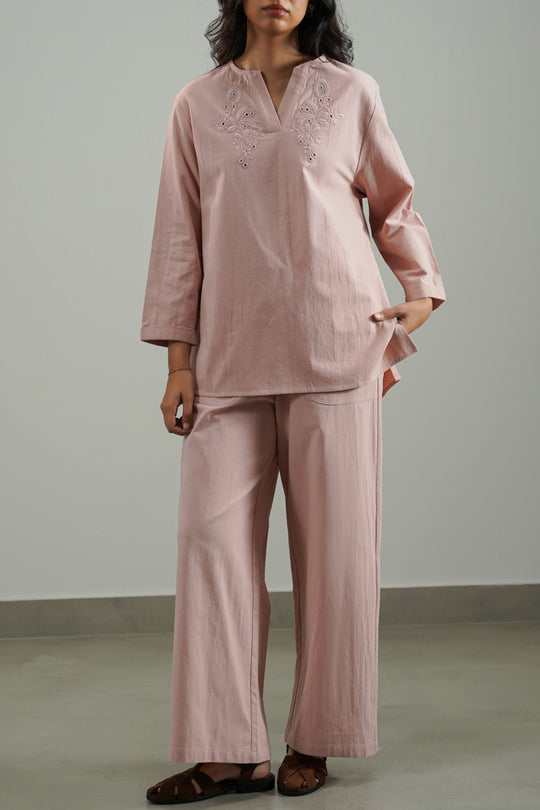 PINK ORGANIC COTTON SHIRT