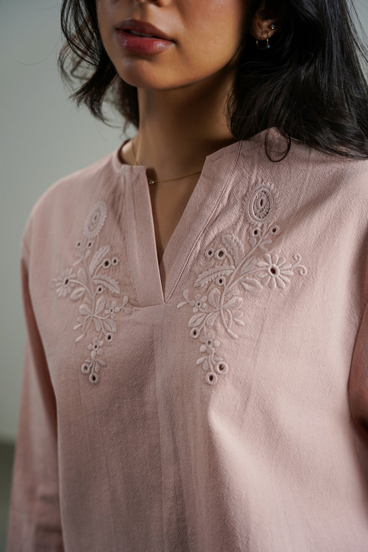 PINK ORGANIC COTTON SHIRT