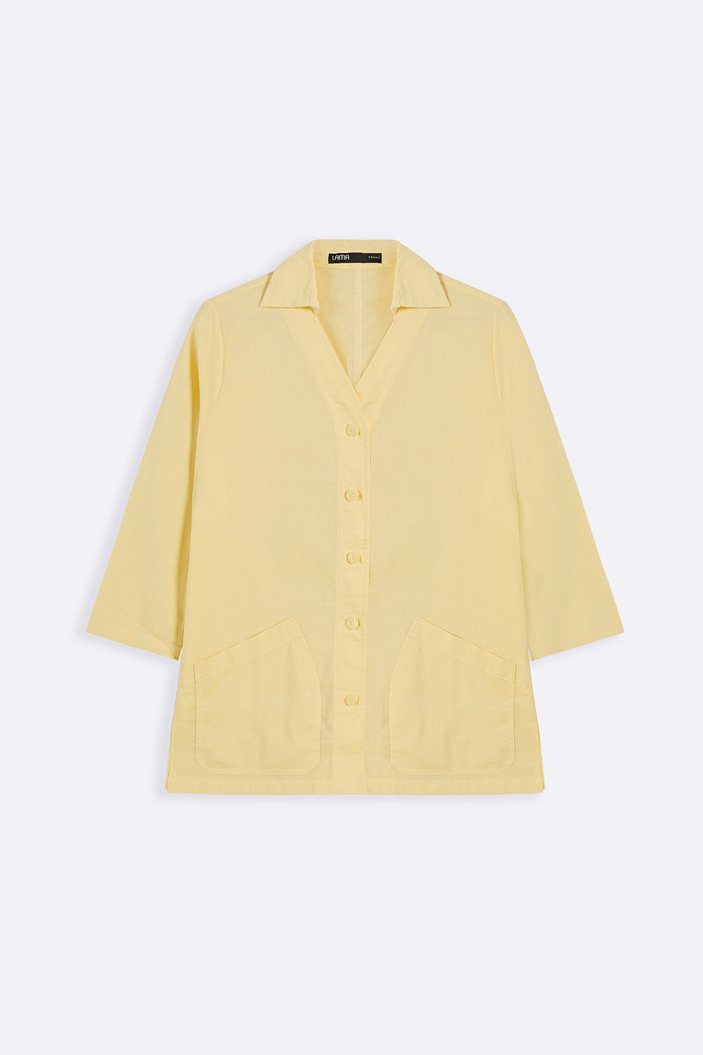 BUTTER YELLOW LONG SUMMER BLOUSE