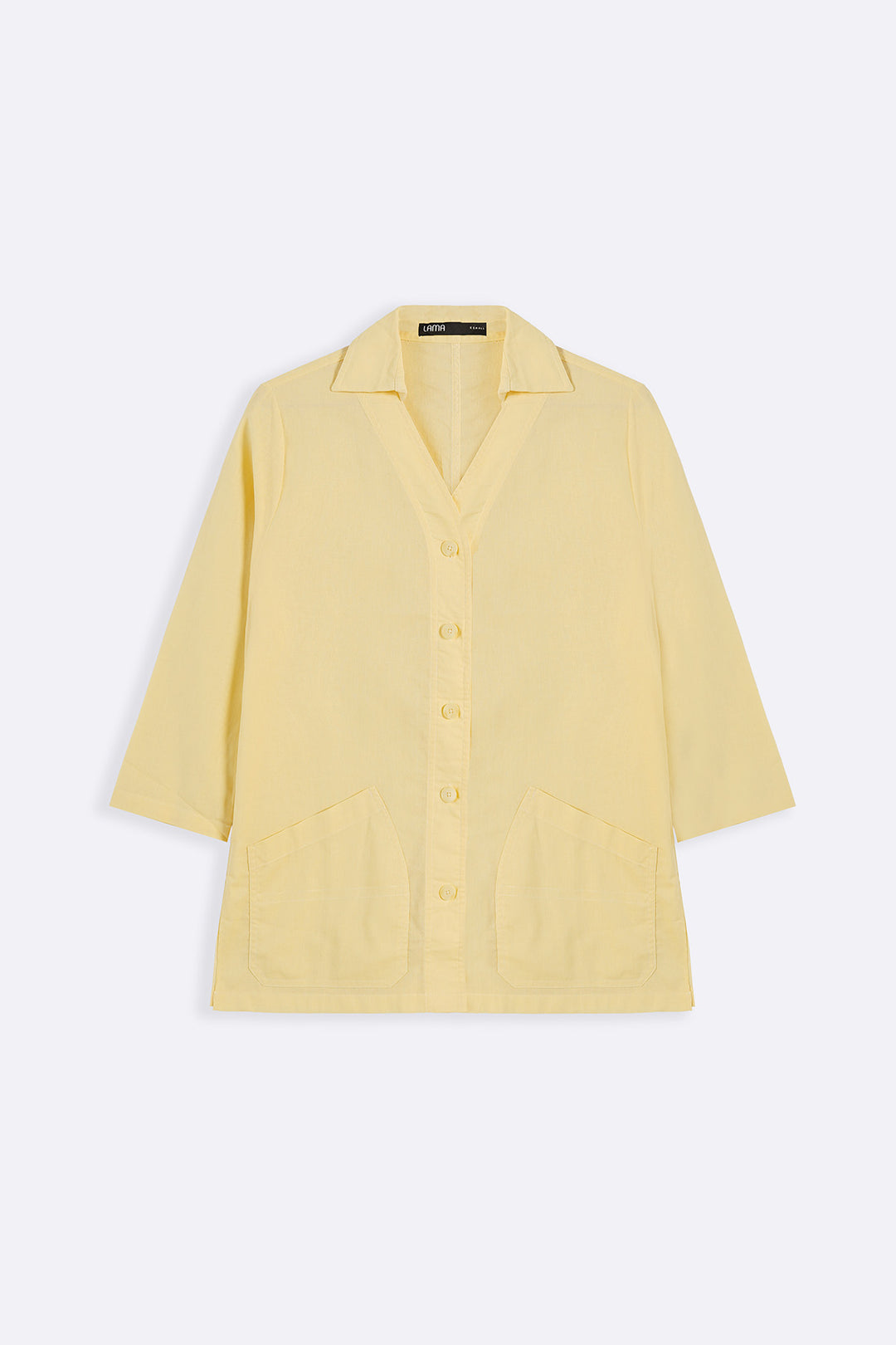 BUTTER YELLOW LONG SUMMER BLOUSE