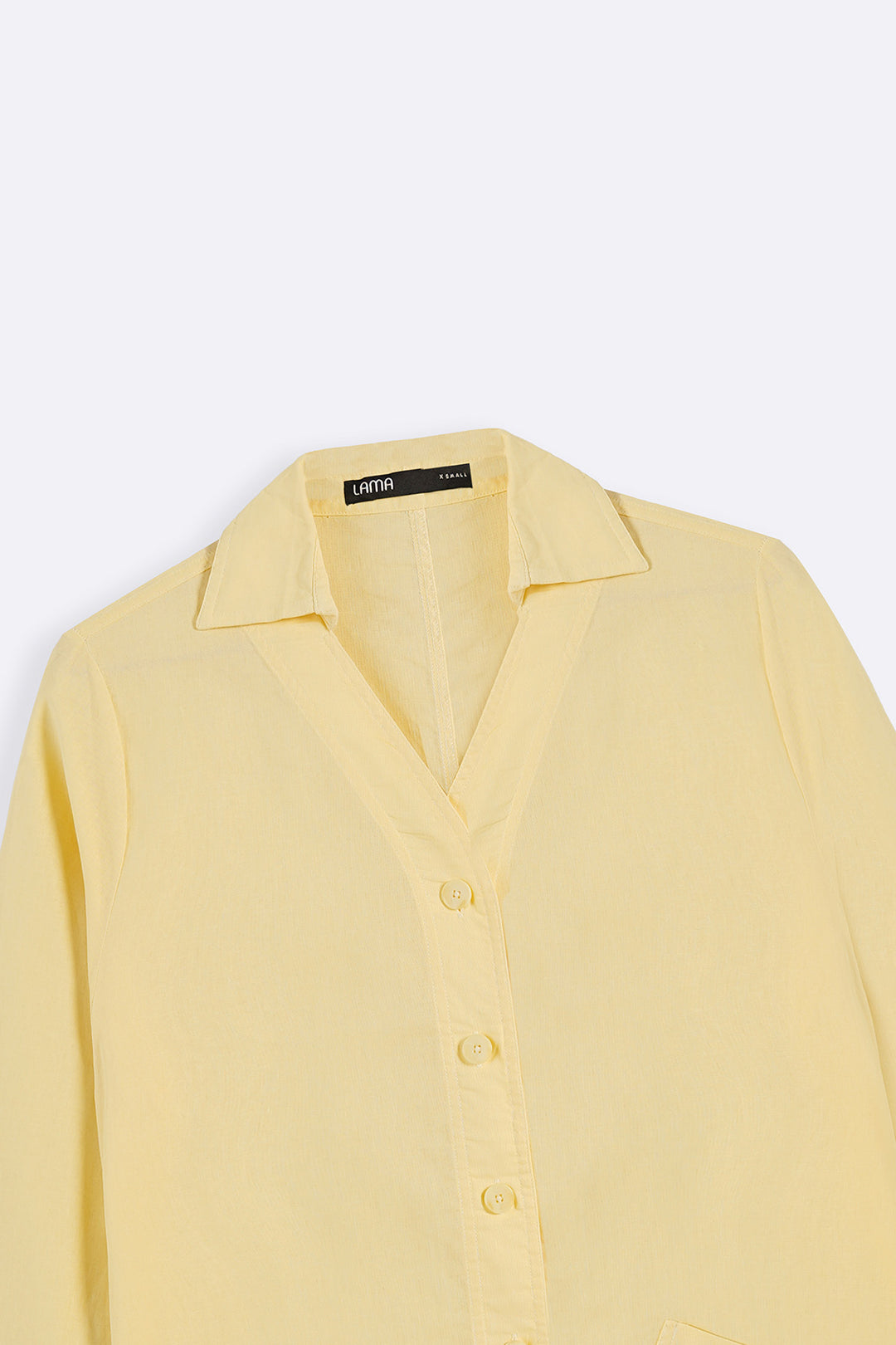 BUTTER YELLOW LONG SUMMER BLOUSE