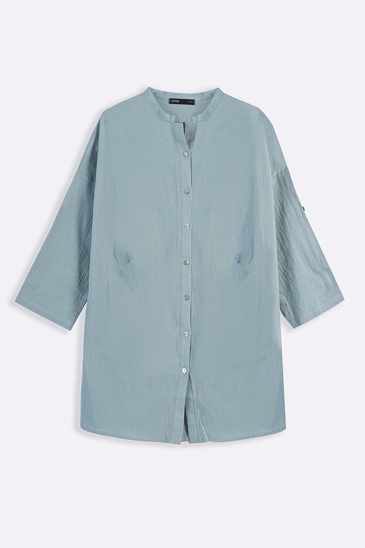 AQUA EVERYDAY FEATHER COTTON TUNIC