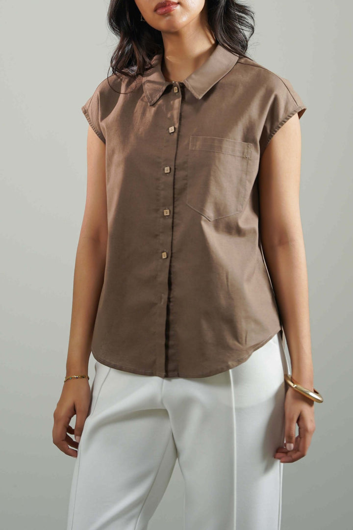 BROWN MEET FOR COFFEE SHIRT