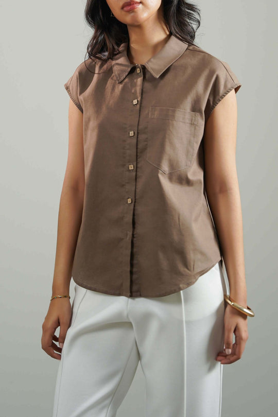 BROWN MEET FOR COFFEE SHIRT