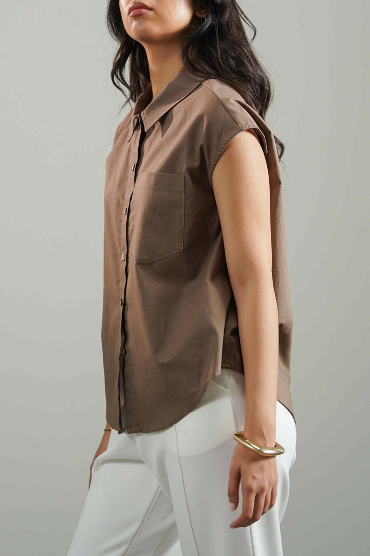 BROWN MEET FOR COFFEE SHIRT