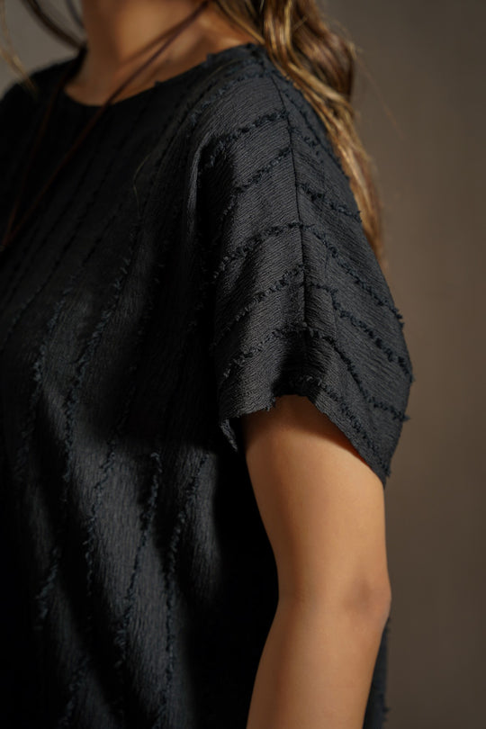 BLACK WILLOW KNIT TOP