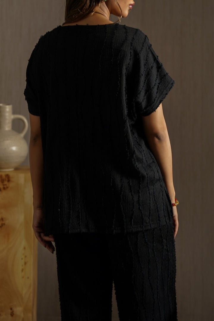 BLACK WILLOW KNIT TOP