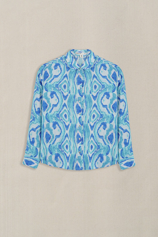 BLUE TIDAL FLOW SHIRT