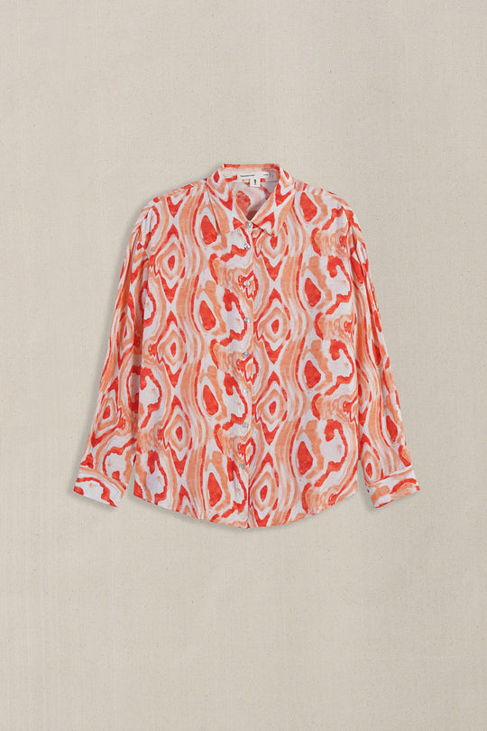 ORANGE TIDAL FLOW SHIRT